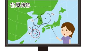 テレビの台風情報
