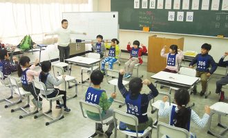 冬の山の学校