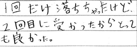 法政第二合格