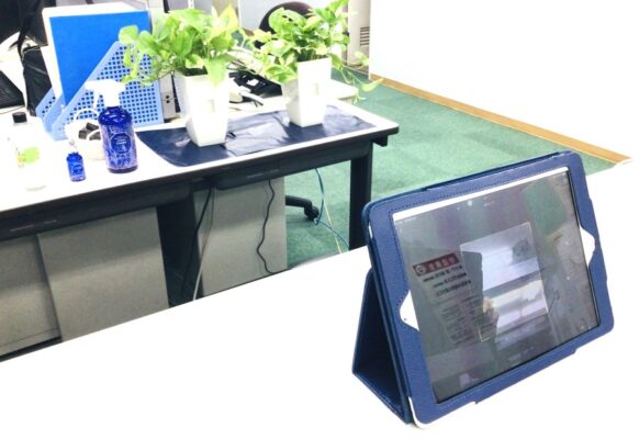 入退室管理システムで、保護者の方へ即通知が届きます。