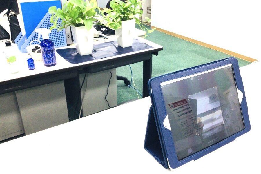 入退室管理システムで、保護者の方へ即通知が届きます。